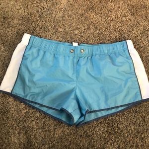 VS pink running shorts